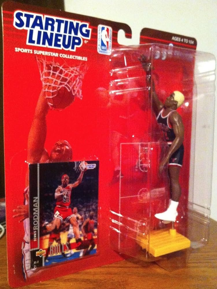 Amazon.com: Starting Lineup Dennis Rodman / Chicago Bulls 1998 NBA