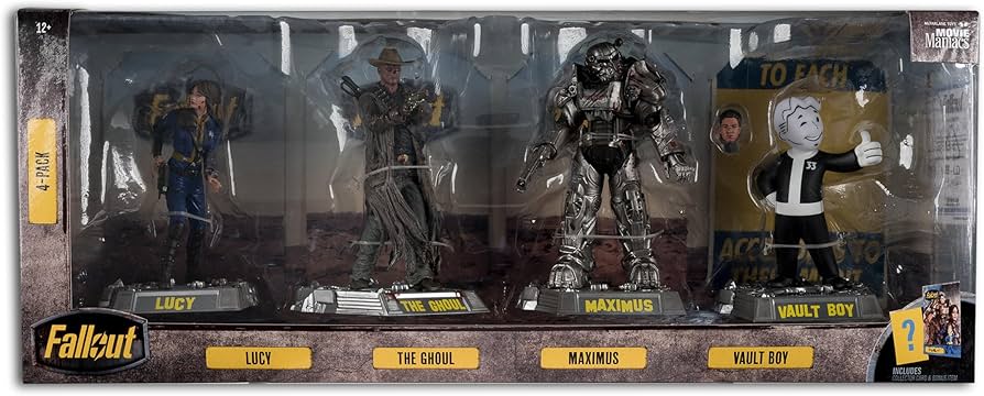 Amazon.com: McFarlane Toys - Fallout Lucy, Maximus, The Ghoul