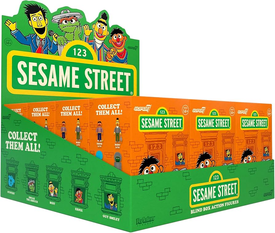 Amazon.com: Super7 Sesame Street Blind Box Wave 03 - Blind Box