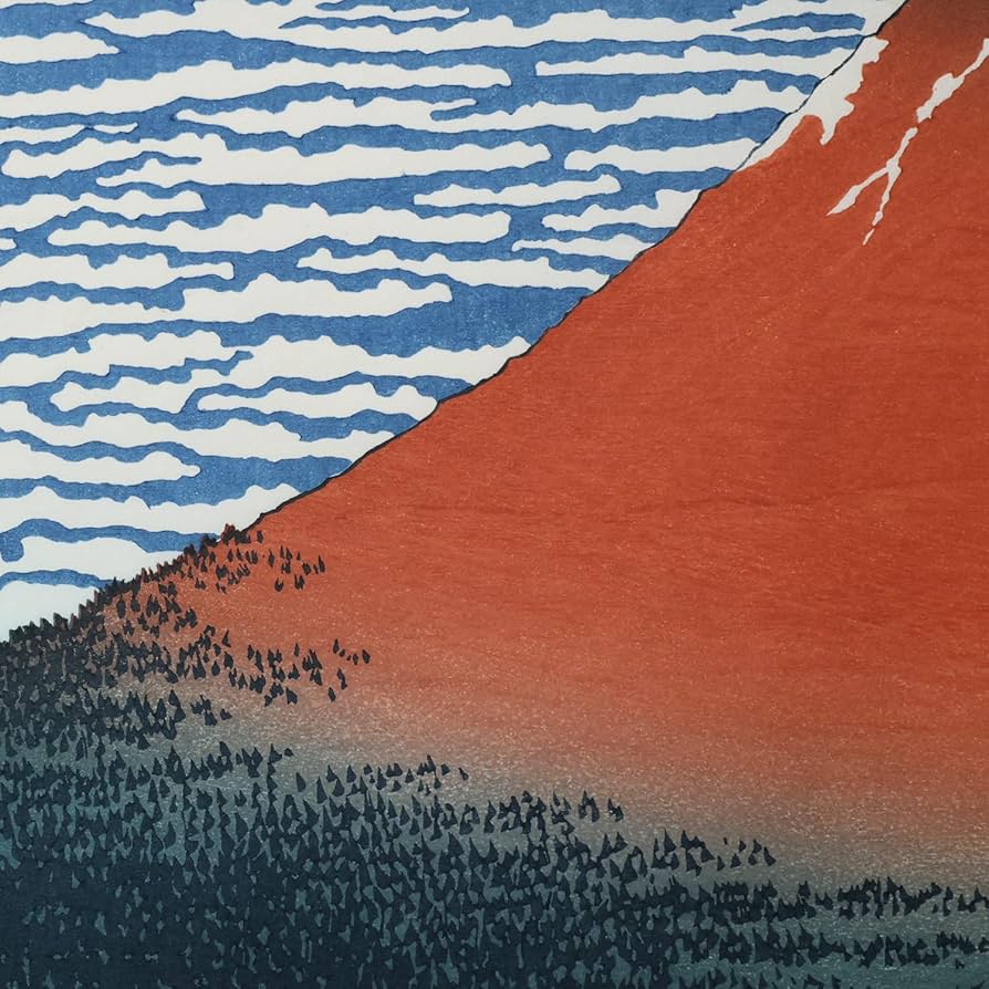 Amazon.com: JAPAN MUSEUM, Katsushika Hokusai, Fine Wind Clear