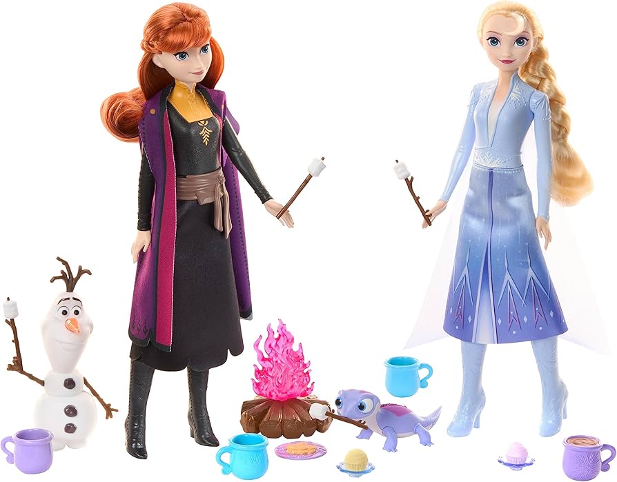 Amazon.co.jp: Mattel ディズニー アナと雪の女王 2 エルサ&アンナ