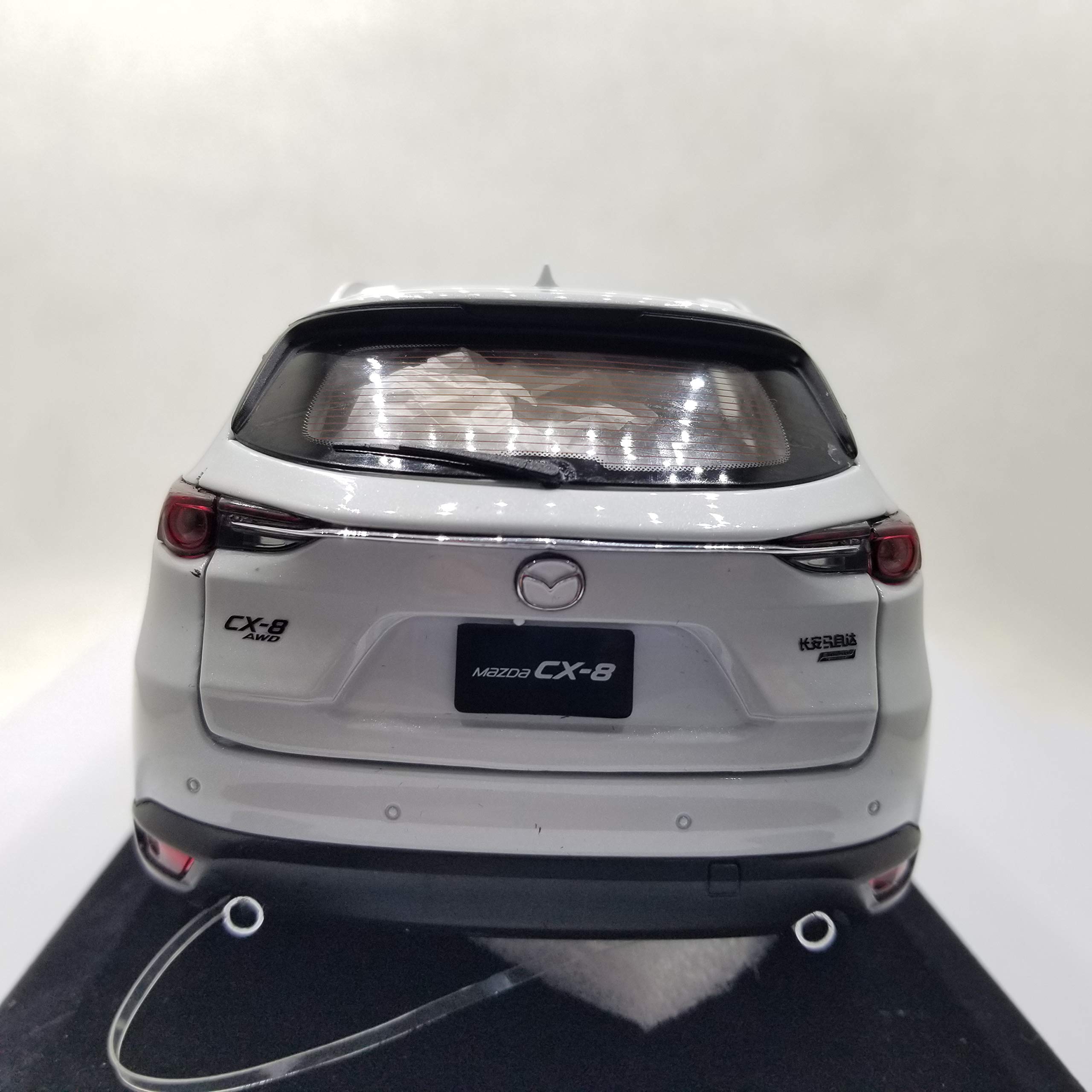 Amazon | ミニカー 1/18 Mazda CX-8 マツダ CX8 2019 (ホワイト) ダイ