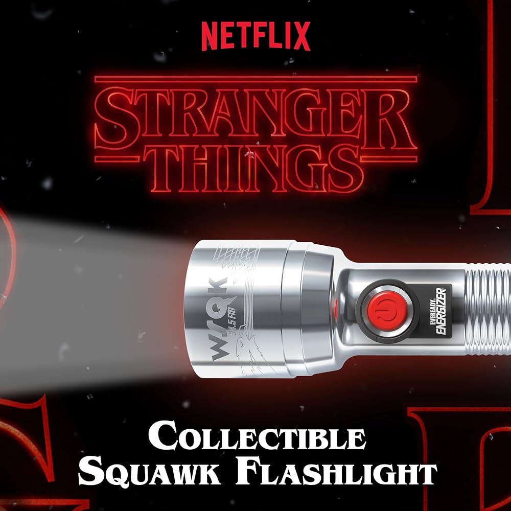 Amazon.co.jp: Energizer Stranger Things Squawk レトロLED懐中電灯