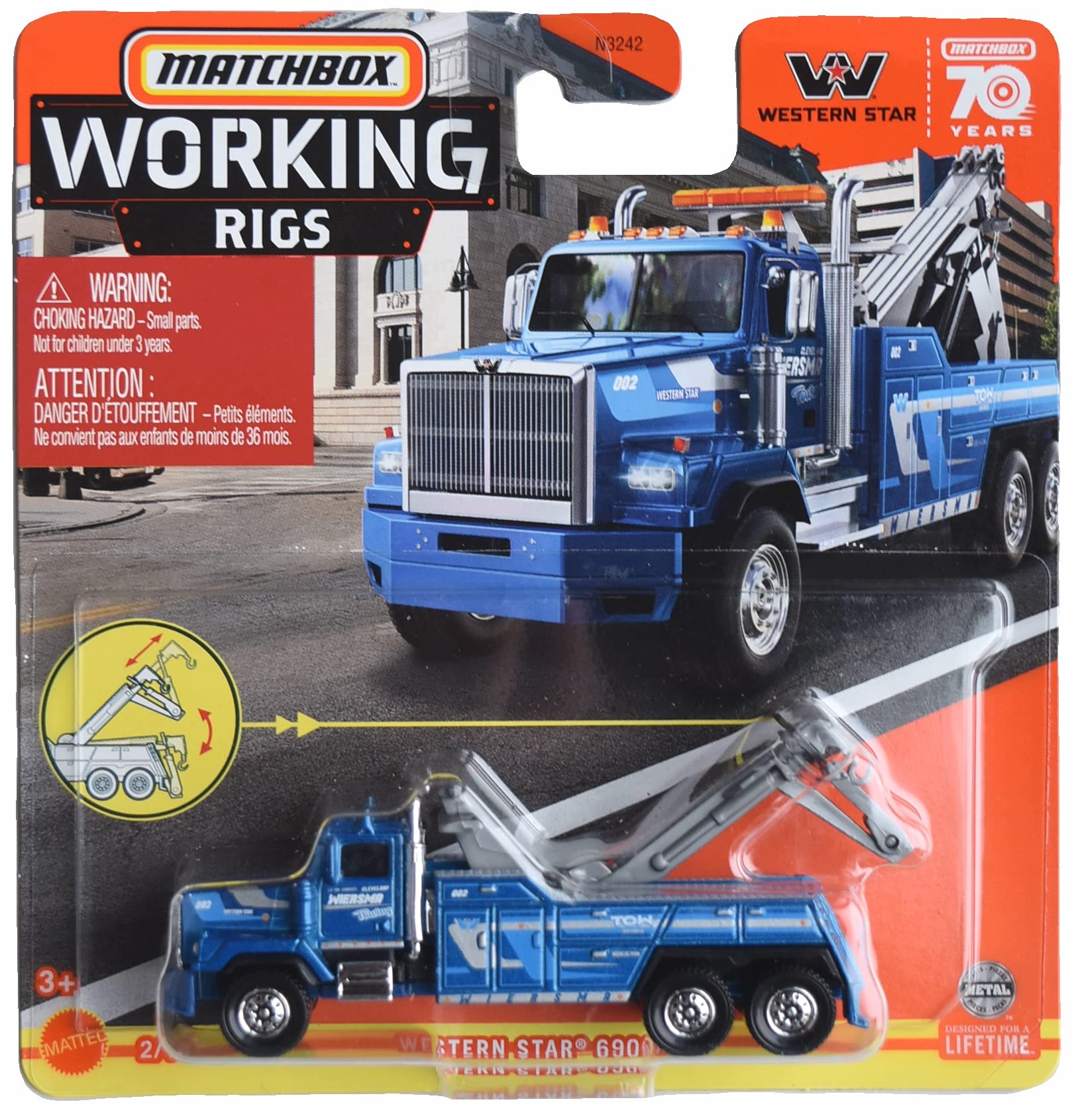 Amazon.com: Matchbox Western Star 6900XD, Working Rigs 2/16 : Toys