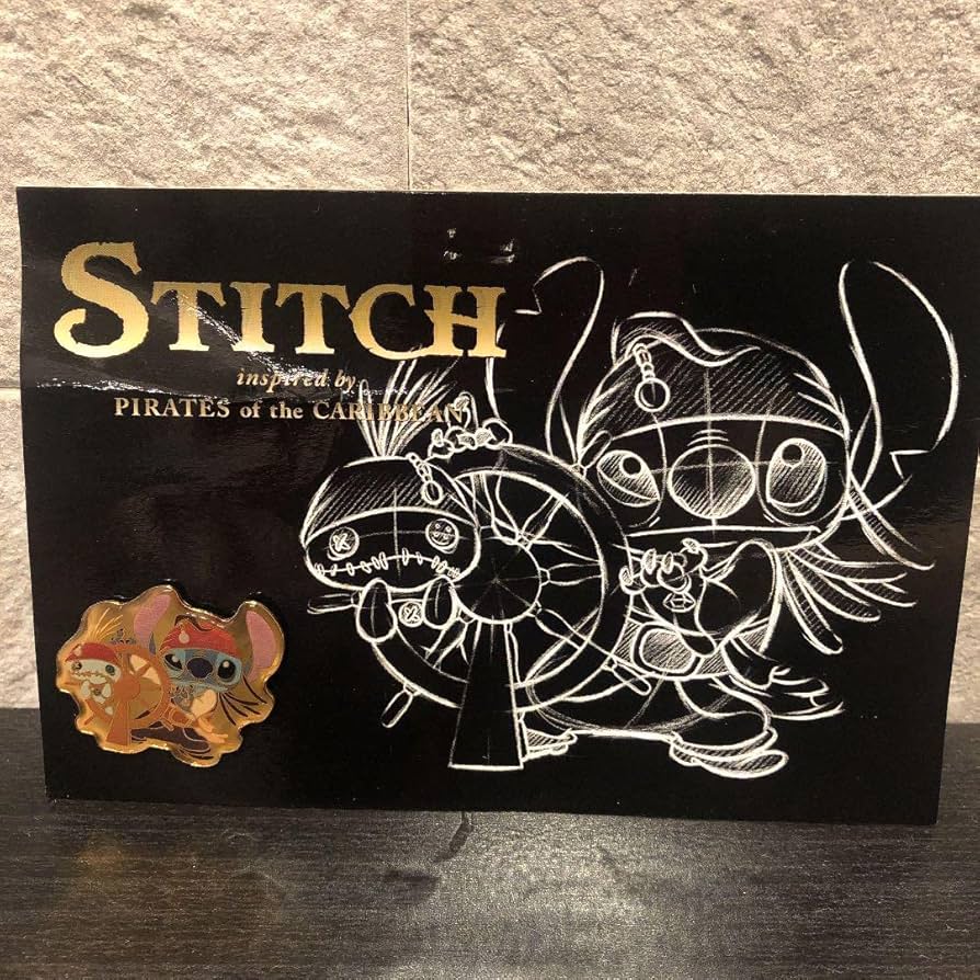 Amazon | スティッチ パイレーツオブカリビアン ピンバッチ 1番くじ