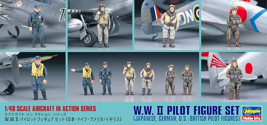 Amazon.co.jp: ハセガワ 1/48 日本陸軍 第二次世界大戦 パイロット