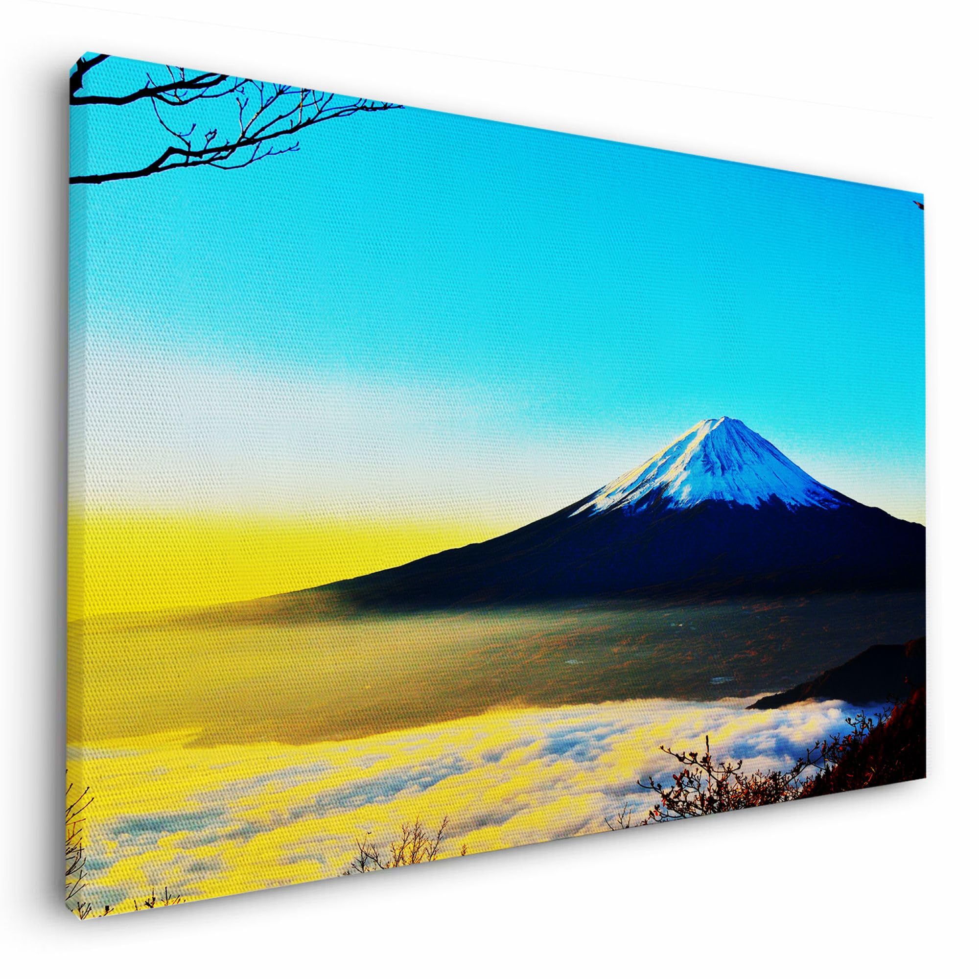 Amazon.co.jp: LUHSICEアートパネル 風景画 富士山の絵 ポスター 絵画