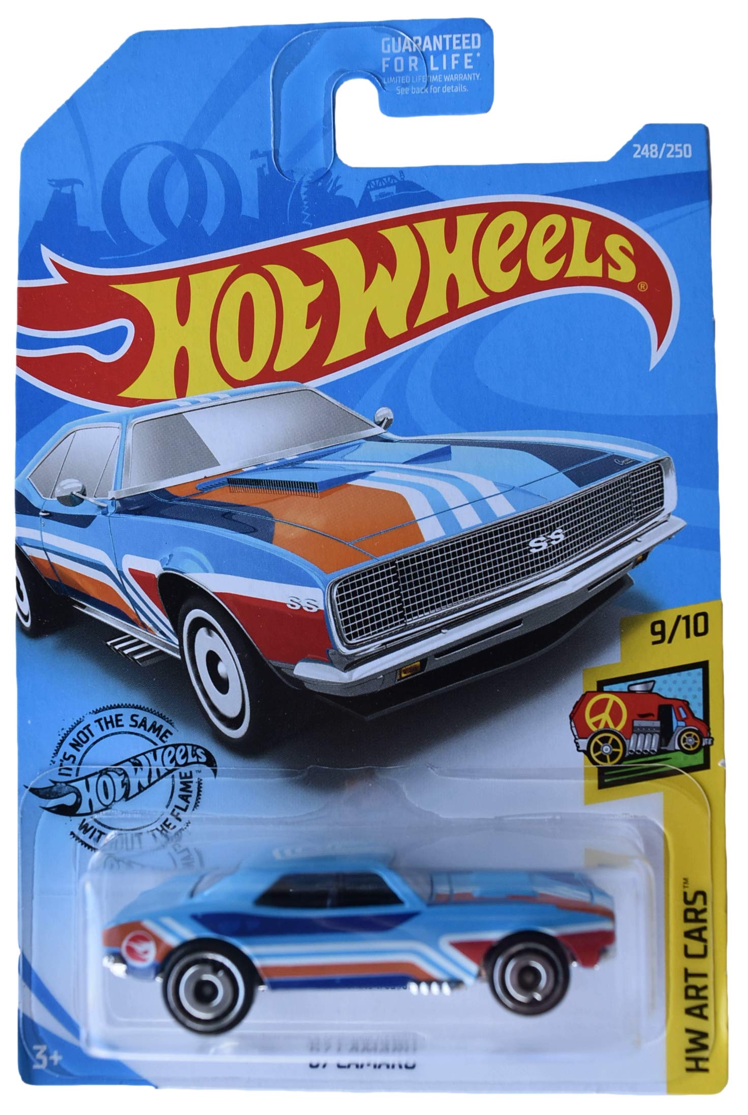 Amazon | Hot Wheels HWアートカーズ 9/10 '67 カマロ 248/250 ブルー