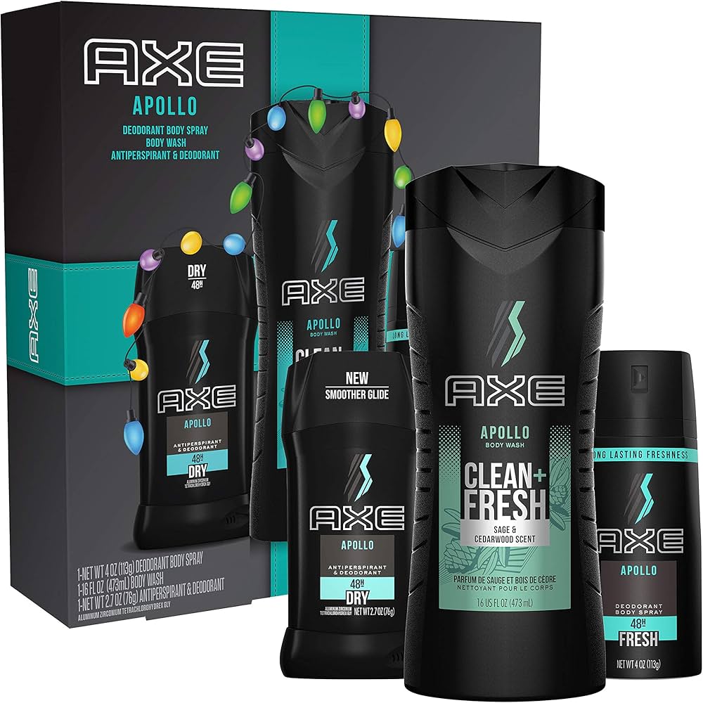 Amazon.com : AXE Apollo Gift Set With Body Spray, Antiperspirant