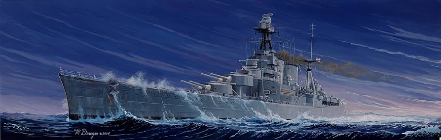 Amazon.com: Trumpeter 1/350 Scale HMS Hood British Battleship
