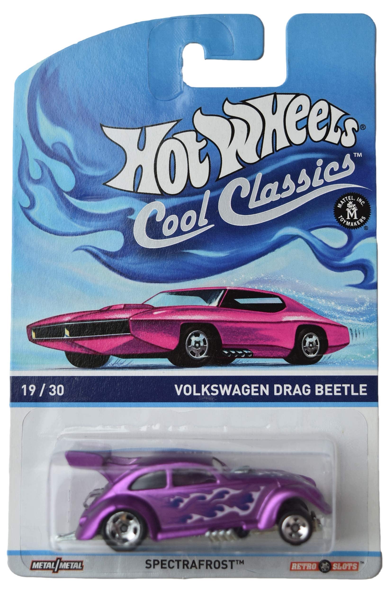 Amazon.com: Hot Wheels Volkswagen Drag Beetle, Cool Classics 19/30