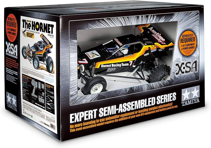 Tamiya 46703, 1:10 X-SA Hornet, Remote-Controlled RC Vehicle