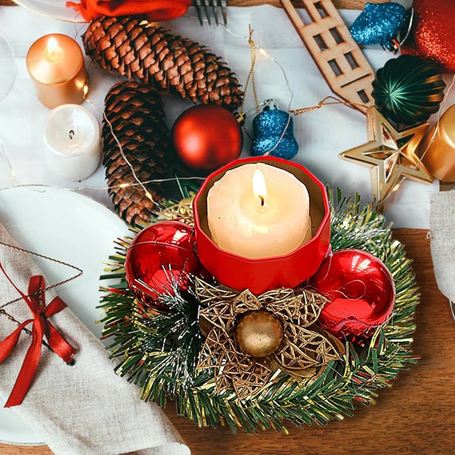 Amazon.co.jp: クリスマス キャンドル ホルダー、クリスマス