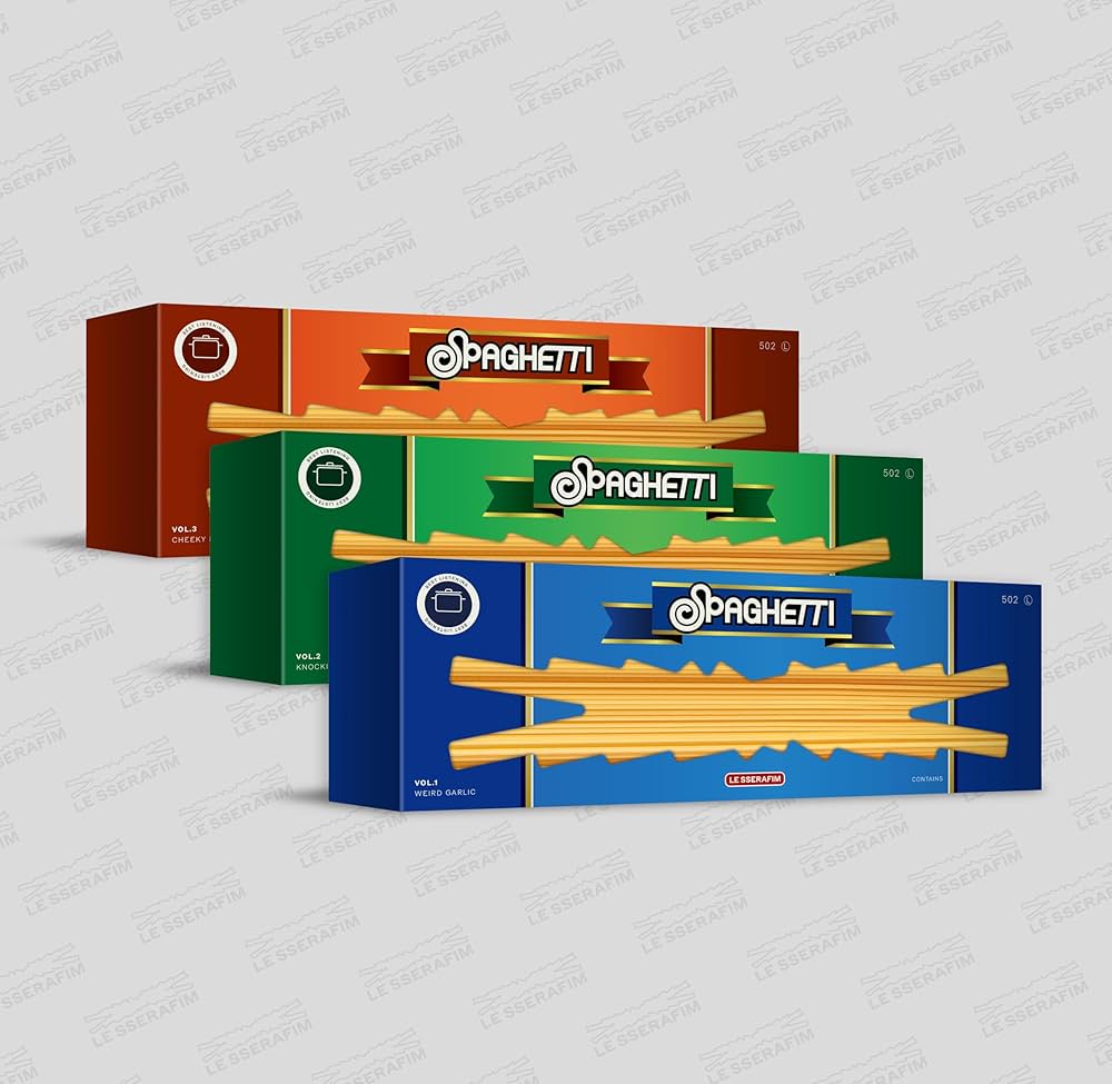 LE SSERAFIM 1st Single Album 'SPAGHETTI'（韓国盤）【正規輸入盤