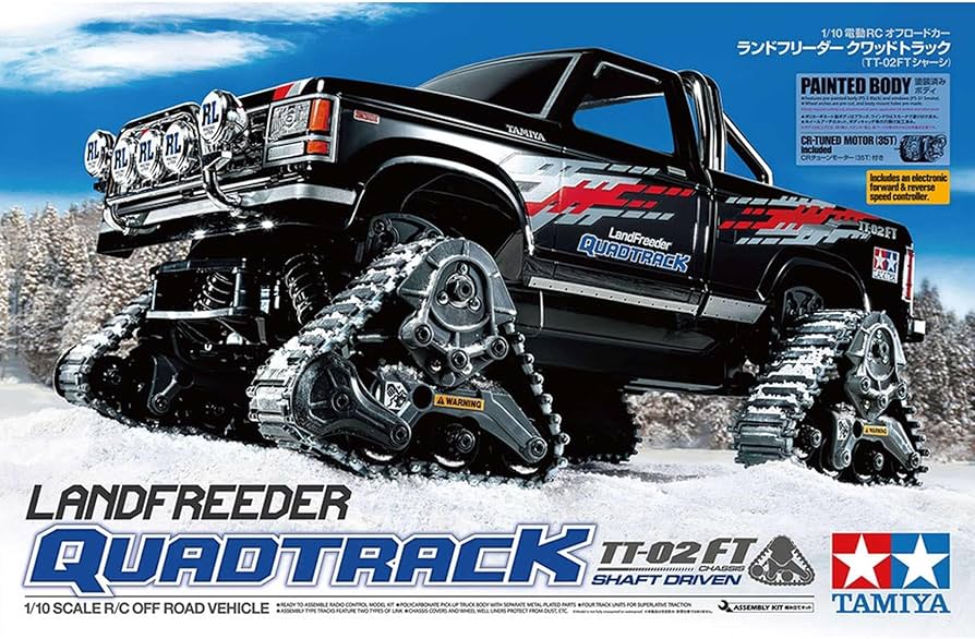 Amazon.co.jp: TAMIYA 1/10 R/C ランドフリーダー クアッドトラック TT