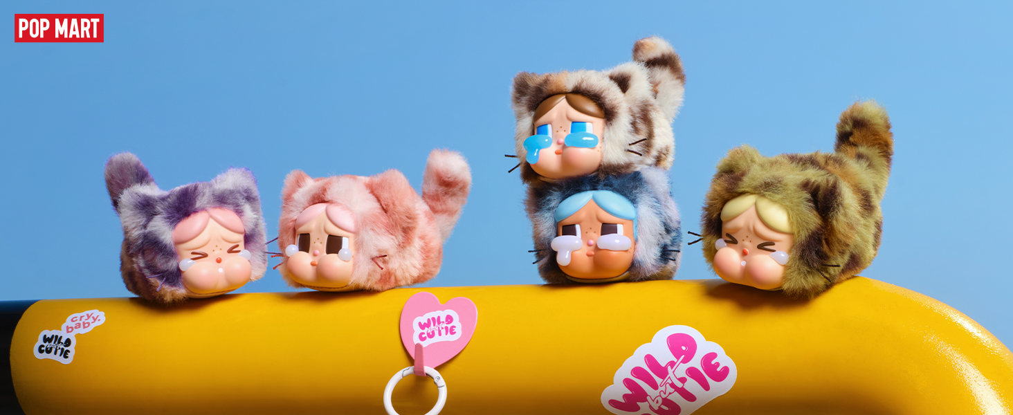 Amazon.com: POP MART Crybaby Wild but Cutie Series - Vinyl Plush