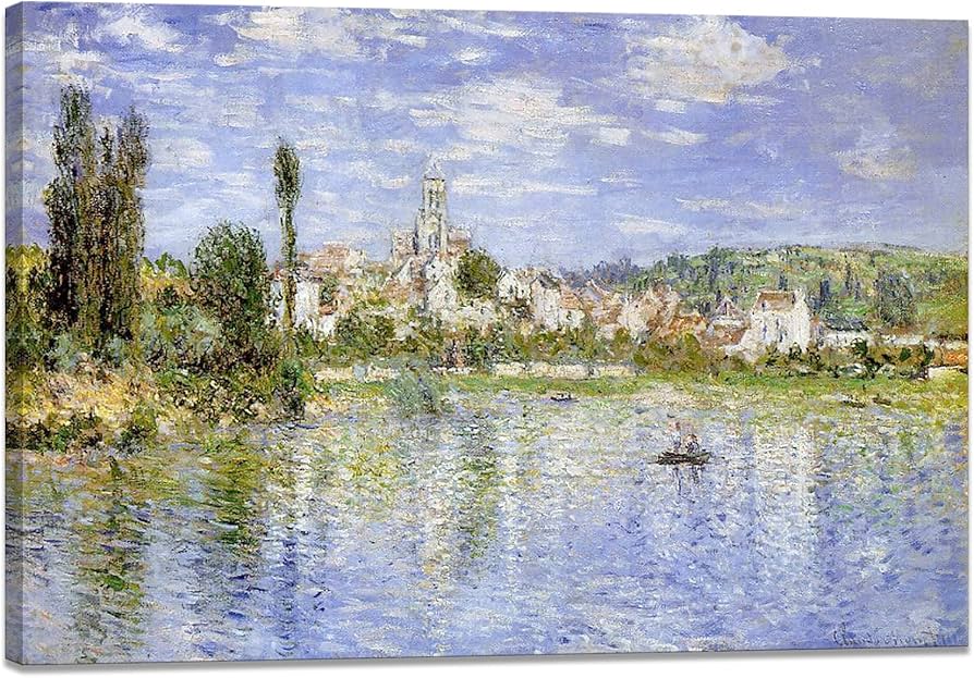 Amazon.co.jp: アートパネル クロード・モネ 油絵 印象派 セーヌ川