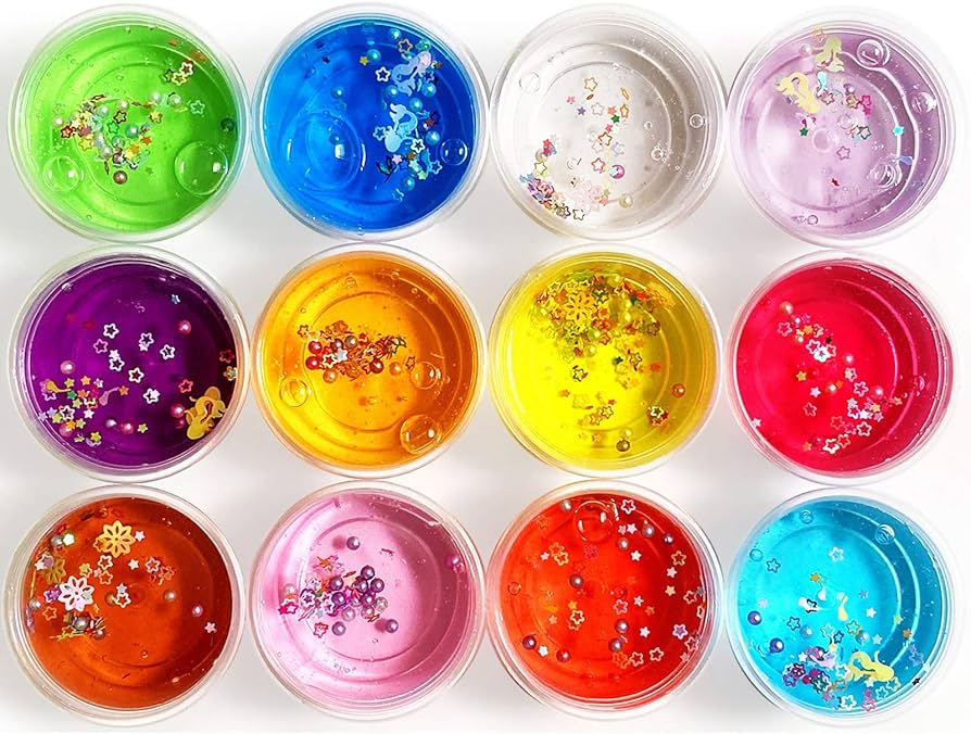 Amazon.co.jp: TecBillion スライム 12個 セット 水晶スライム 星形