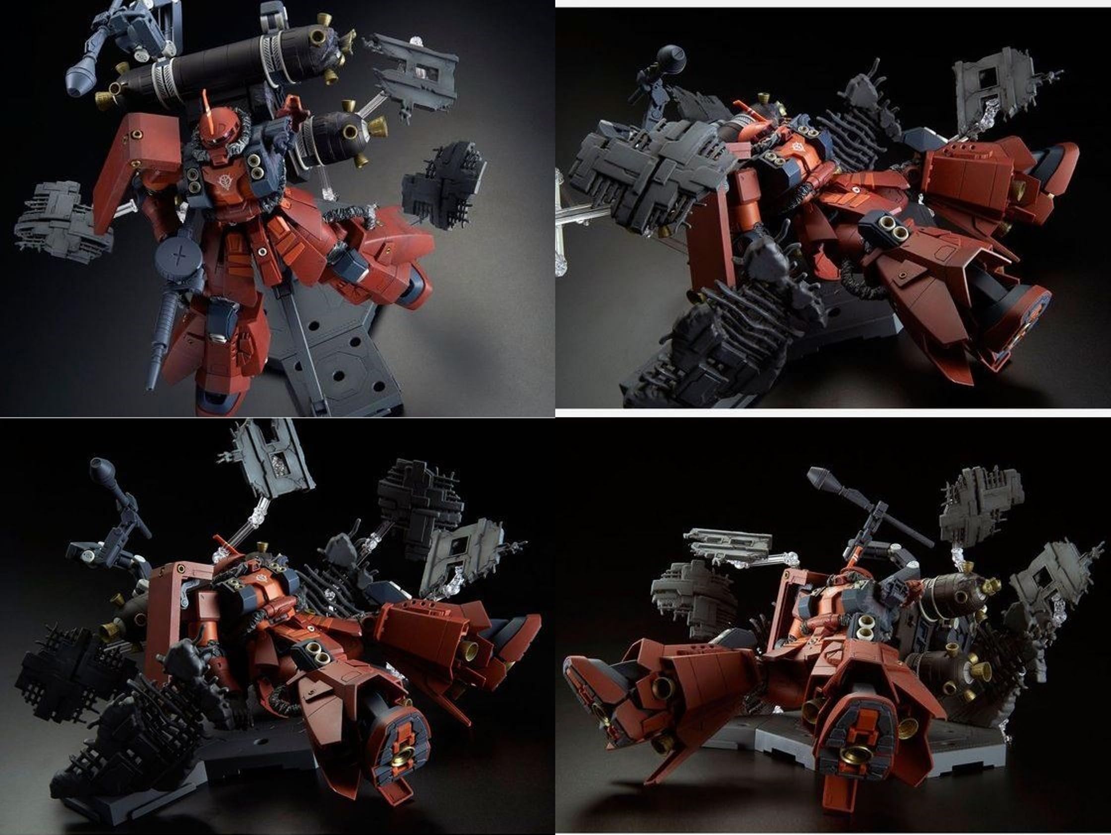 Amazon.com: Bandai MG 1/100 MS-06R High Mobility Type Zaku 
