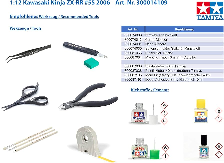 Amazon | タミヤ 1/12 オートバイシリーズ No.109 カワサキ Ninja ZX