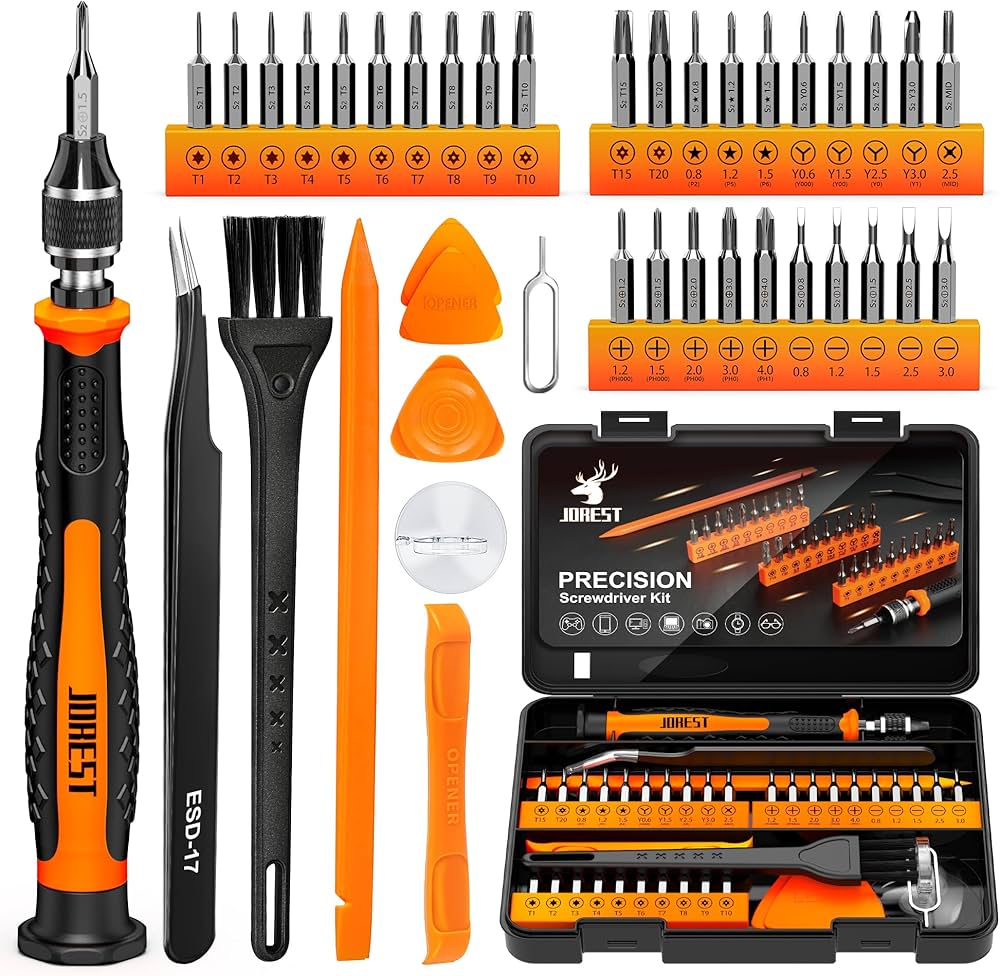 Amazon | JOREST 40個精密ドライバーセット, DIY工具, 三角/Y型ネジ