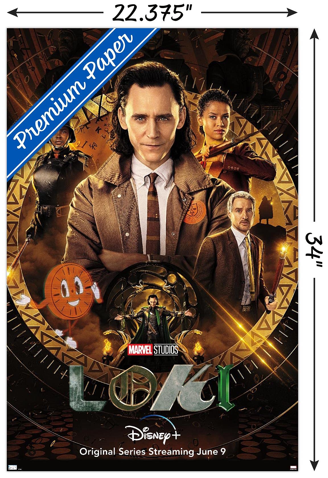 Amazon.co.jp: Trends International Marvel Loki - 1シートウォール