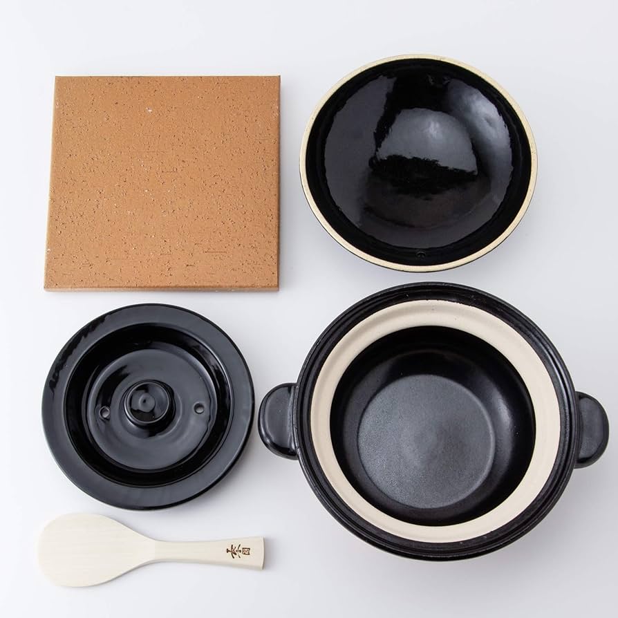 Amazon｜長谷園 かまどさん ご飯 鍋 二合炊き (直火専用) 直火対応 NCT