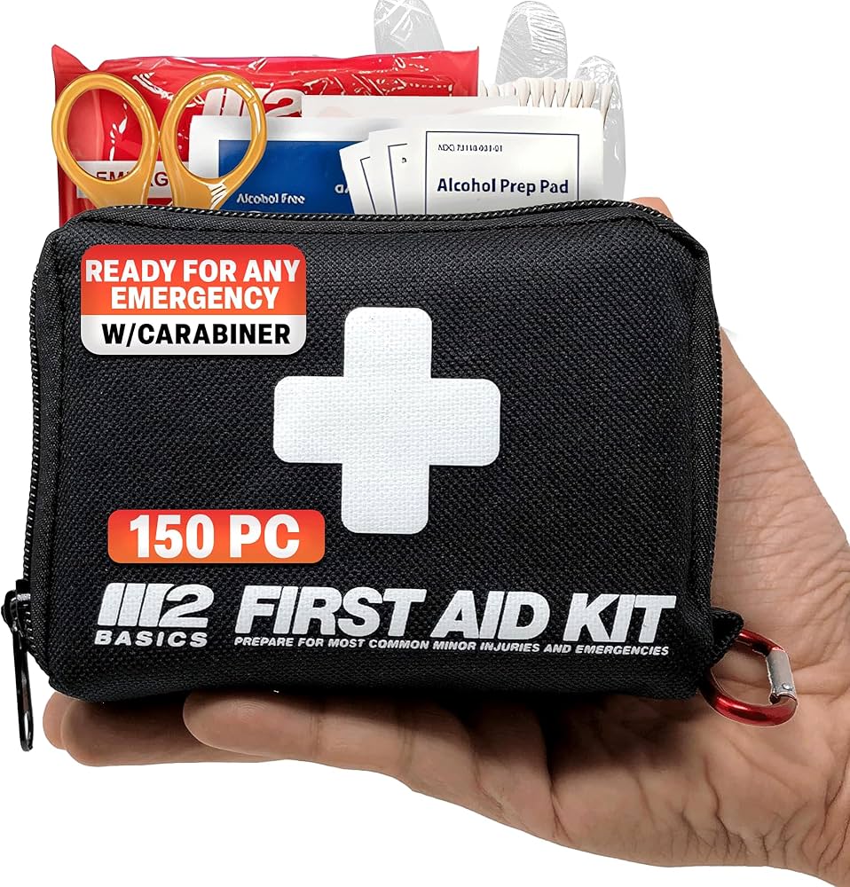 Amazon.com: M2 BASICS Premium Compact First Aid Kit, 150 Pieces
