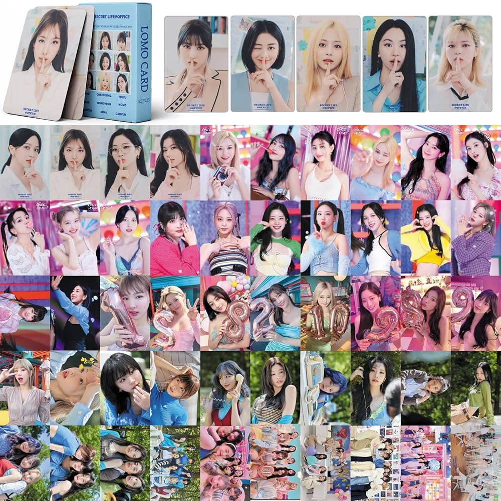 Amazon.co.jp: FOR TWICE LOMOカード 54枚セット『2023年 SEASON'S