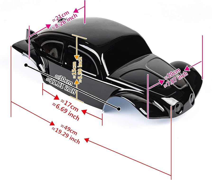 Amazon | SummitLink カスタムボディ 1/10 1/8スケールRCカーまたは