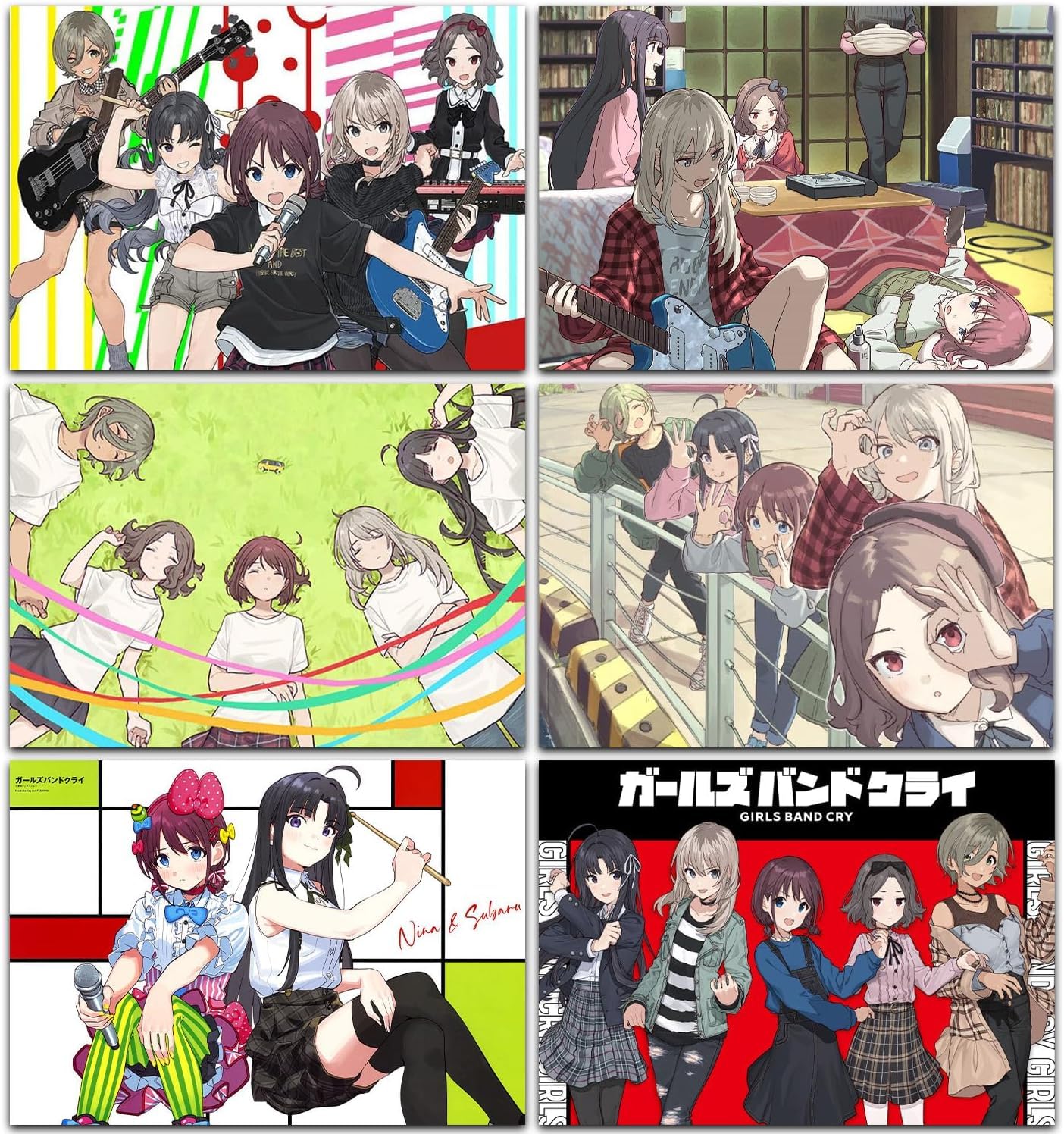 Amazon.co.jp: ガールズバンドクライ ポスター 壁紙 井芹仁菜 河原木