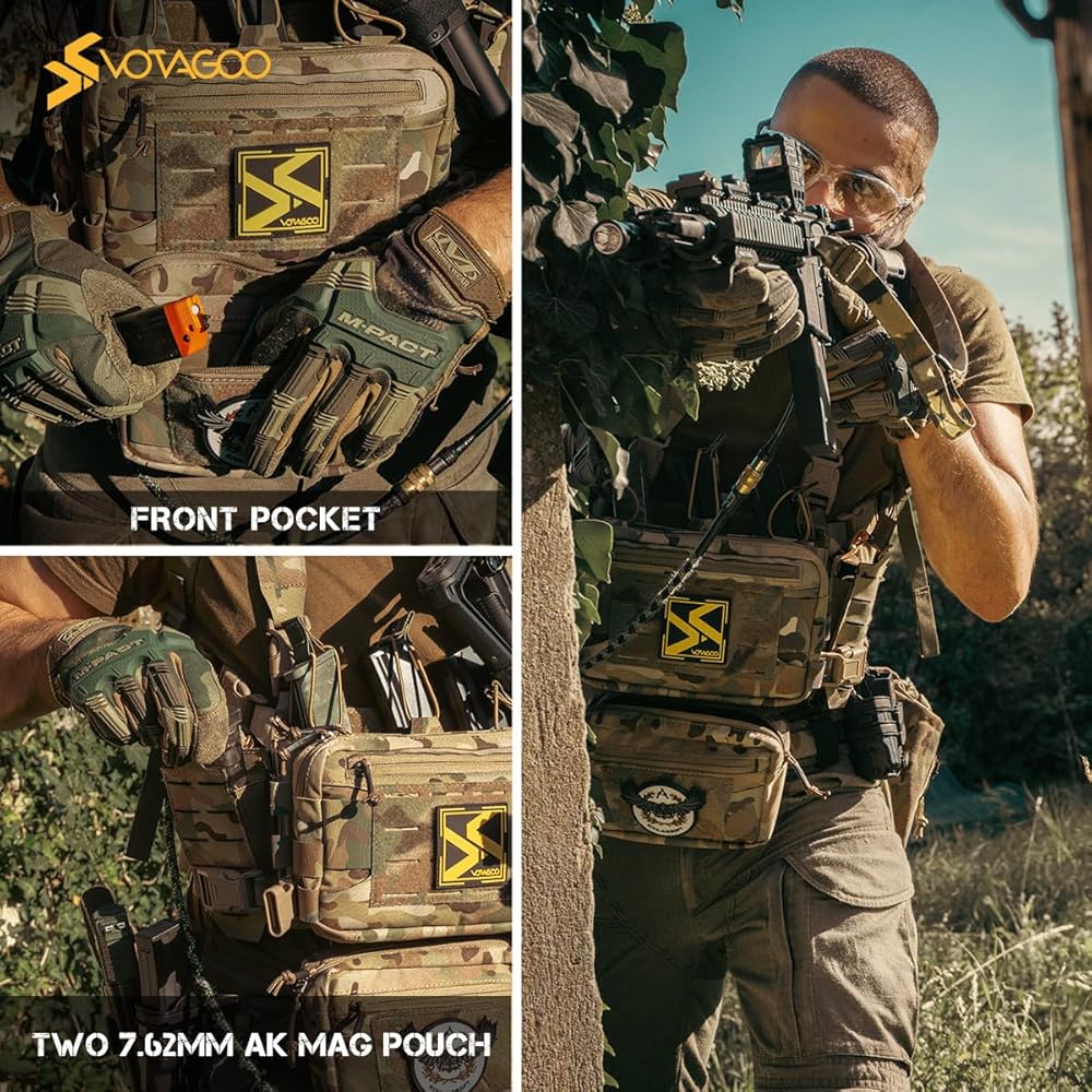 Amazon.co.jp: [VOTAGOO GEAR] タクティカルチェストリグ、サバゲー