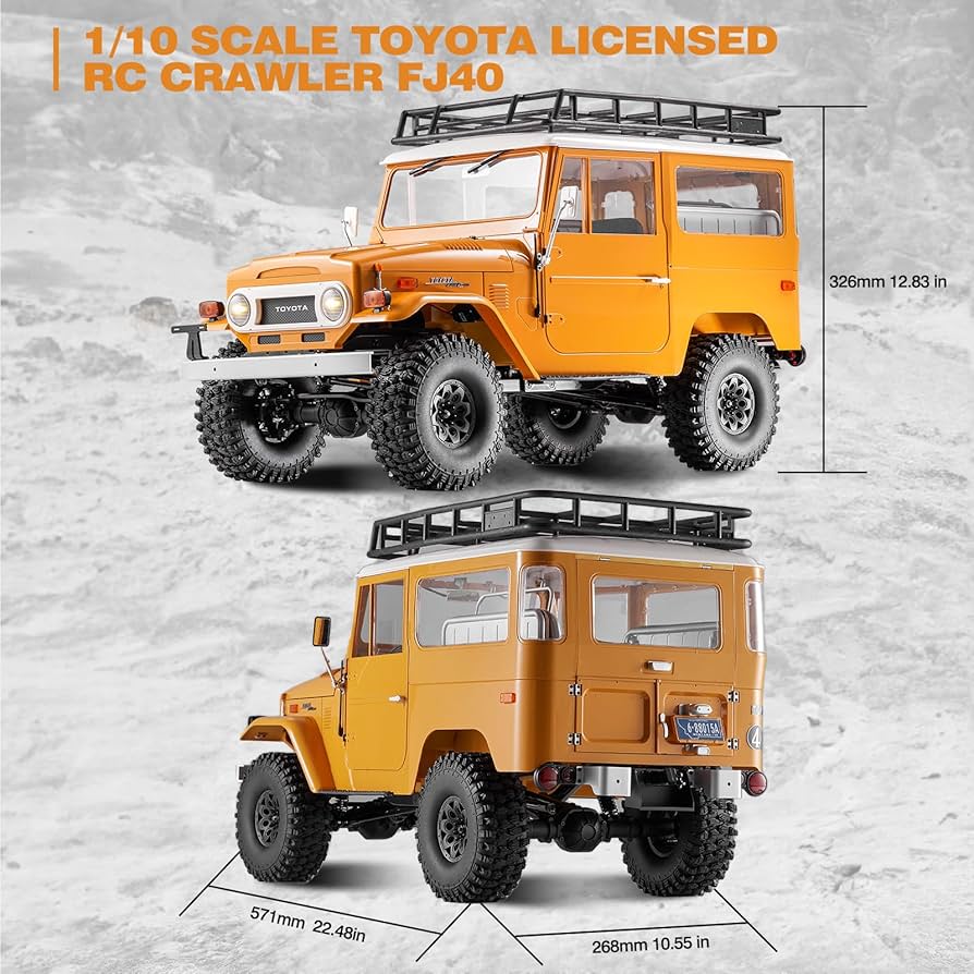 FMS1/10 Toyota FJ40 RS 4WD 2.4G Model Car Hobby RC Crawler RC Car