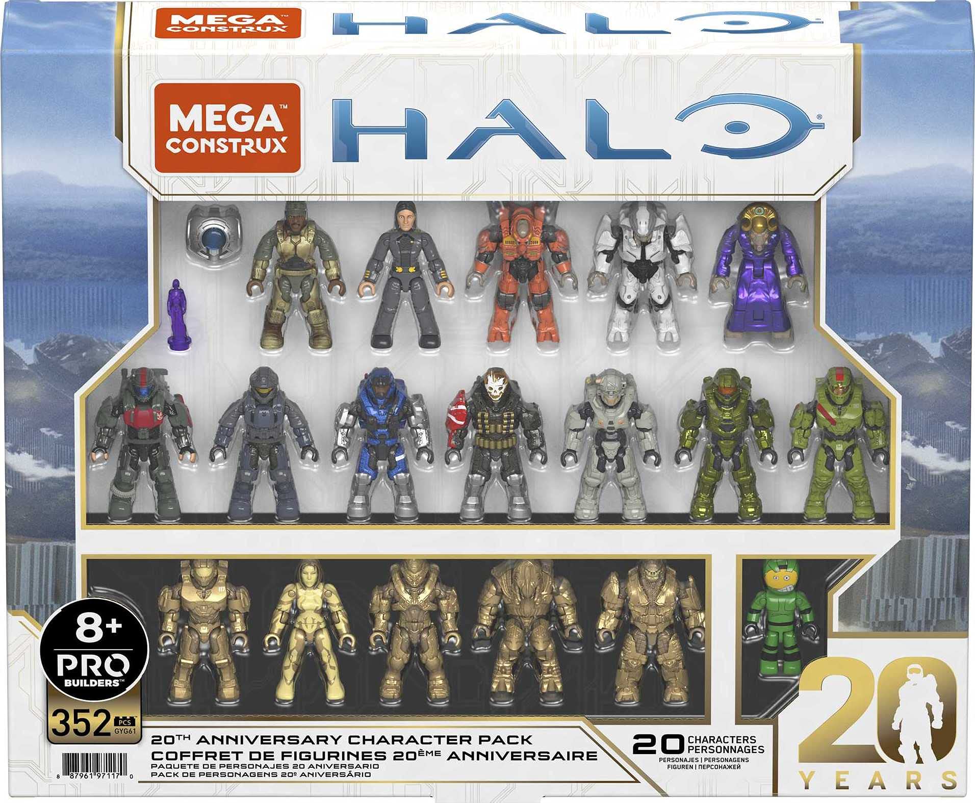 Amazon.com: MEGA Halo Action Figure Building Toys Set, 20th