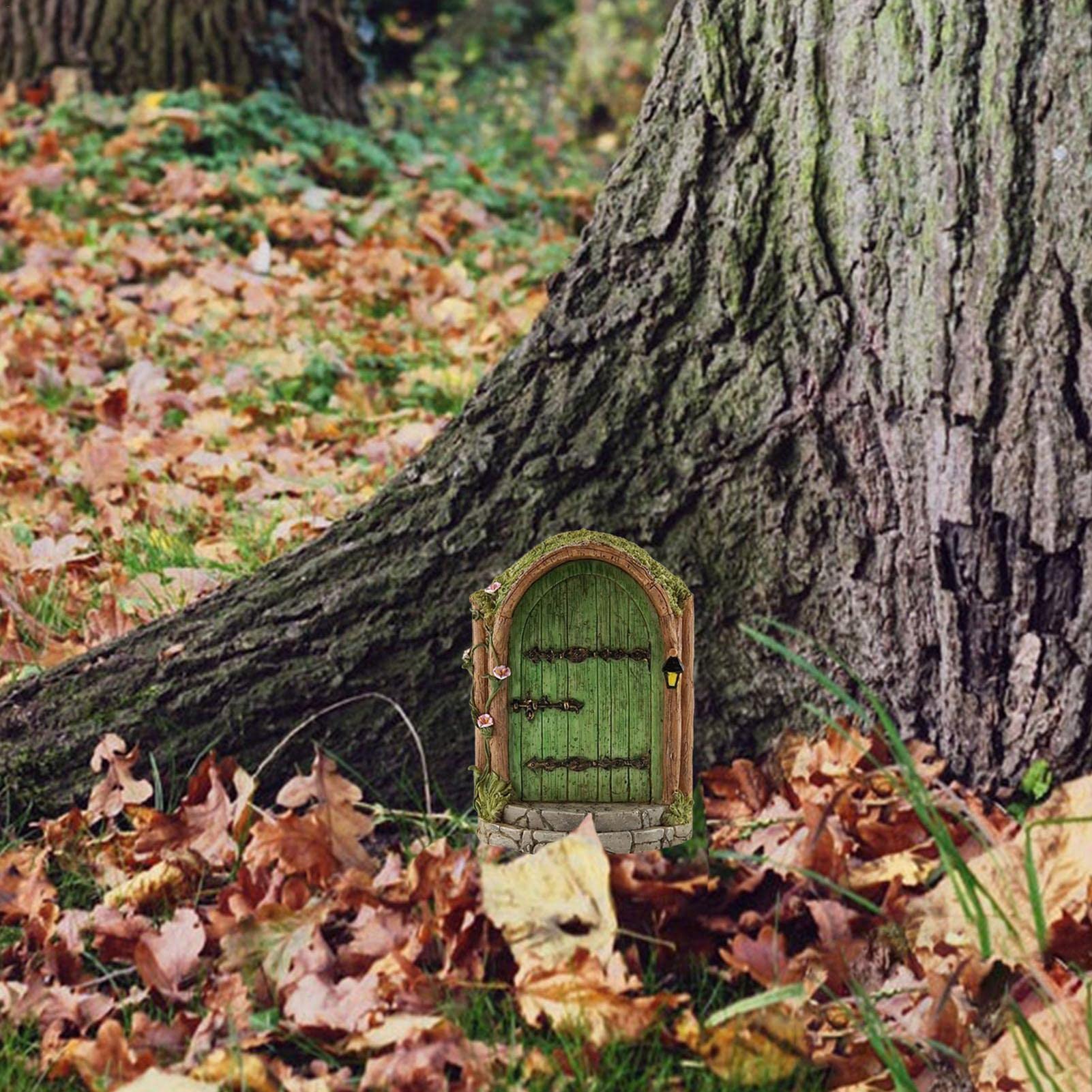 Amazon.co.jp: 妖精のドア 木製 ミニチュア アウトドア ドールハウス