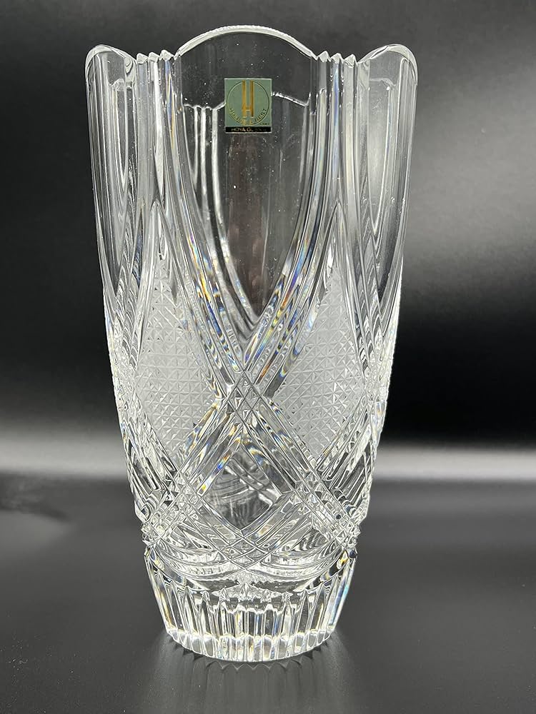Amazon.co.jp: ユノックス HOYA クリスタル 花瓶 Medium : ホーム