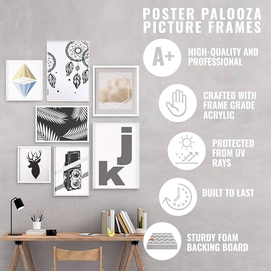 Amazon.co.jp: 12x16.5インチのフレームゴールドブロンズモダンミニマ