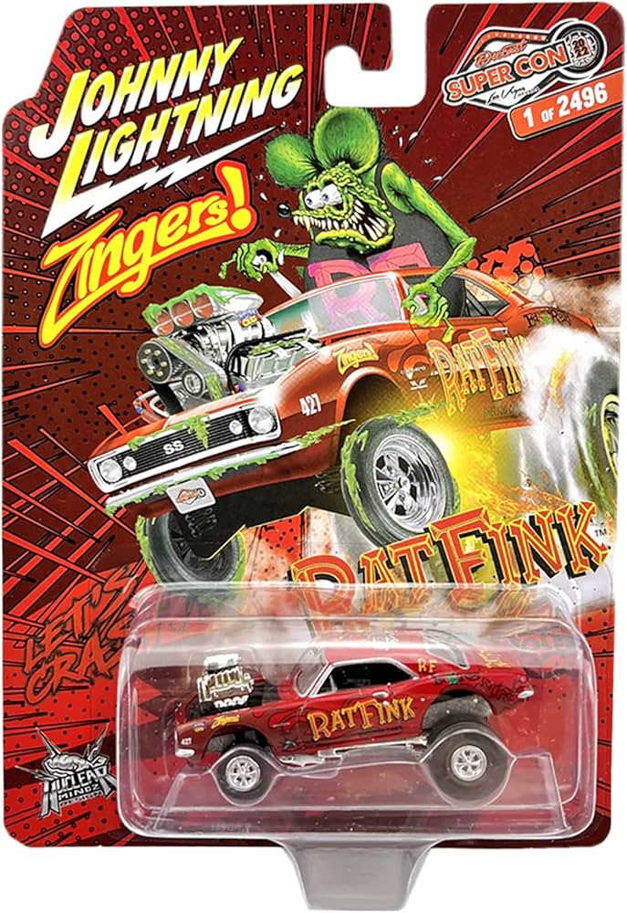 Amazon | ジョニーライトニング(Johnny Lightning) 1:64 Rat Fink 1967