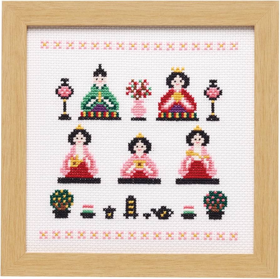 Amazon | オリムパス製絲 かわいいひなまつり ひなまつり (クロス