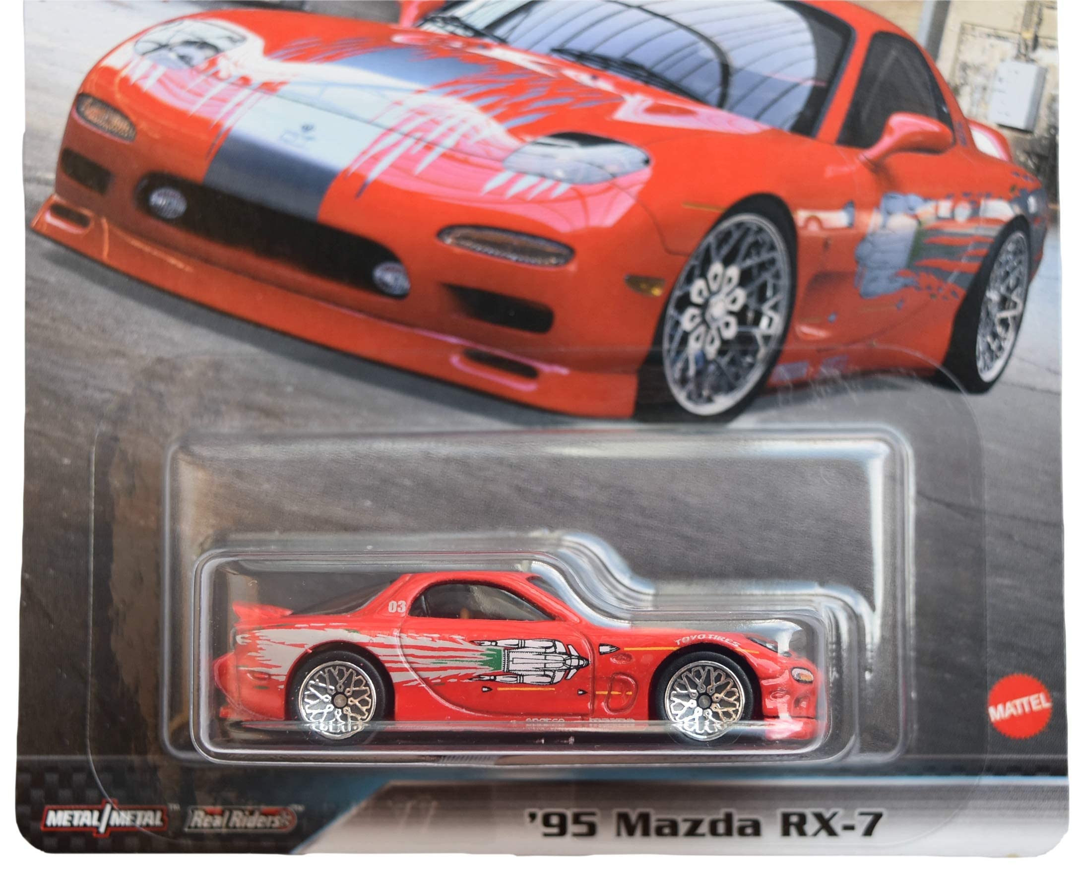 Amazon.com: Hot Wheels '95 Mazda RX-7, [red] Fast & Furious Full