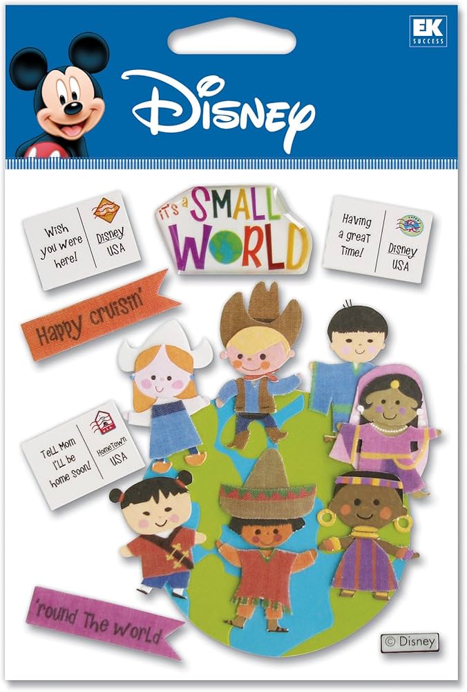 Amazon.co.jp: It's A Small World Dimensional Sticker : おもちゃ