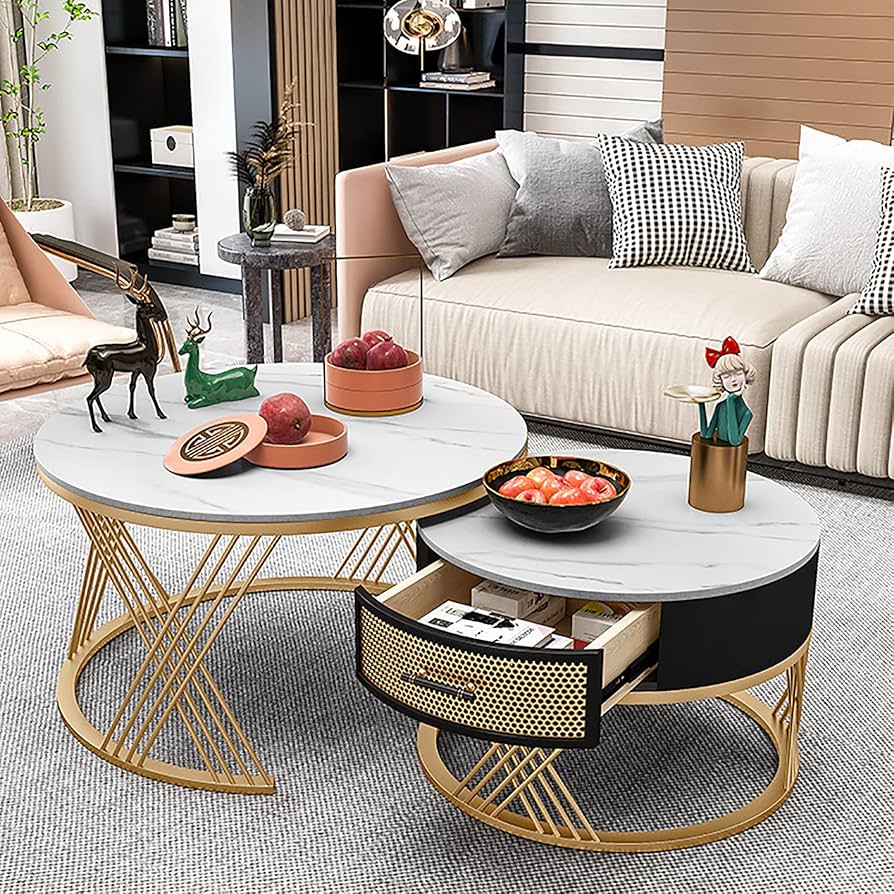 Amazon.co.jp: センターテーブル ローテーブル セラミック天板