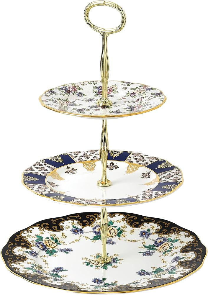 Amazon | Royal Albert 100 Years ケーキスタンド 3段 (イングリッシュ