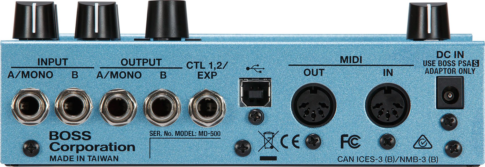 Amazon.com: BOSS Modulation Guitar Pedal (MD-500), Standard, Blue