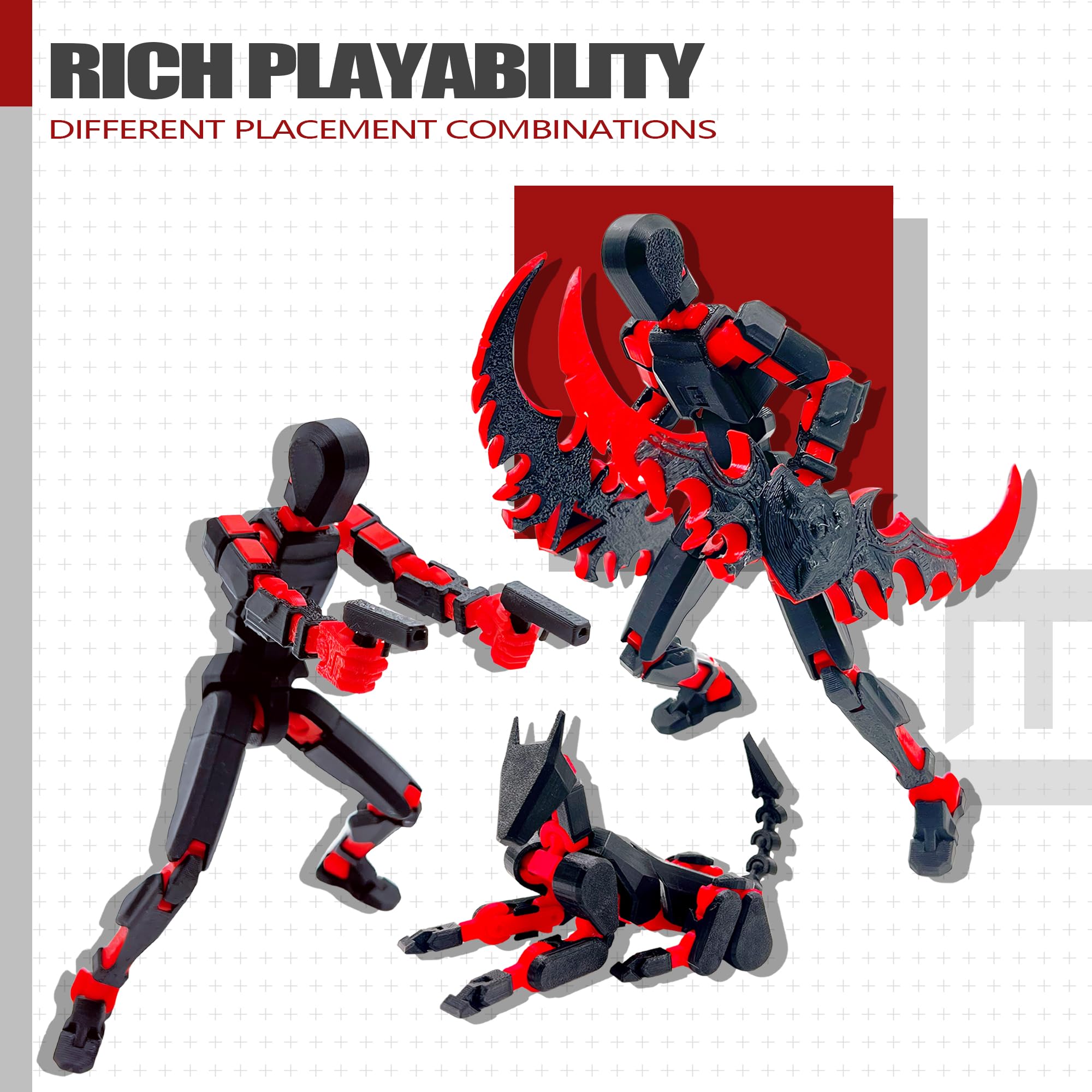 Amazon.co.jp: 【組立完了】T13 アクションフィギュアセット 3D