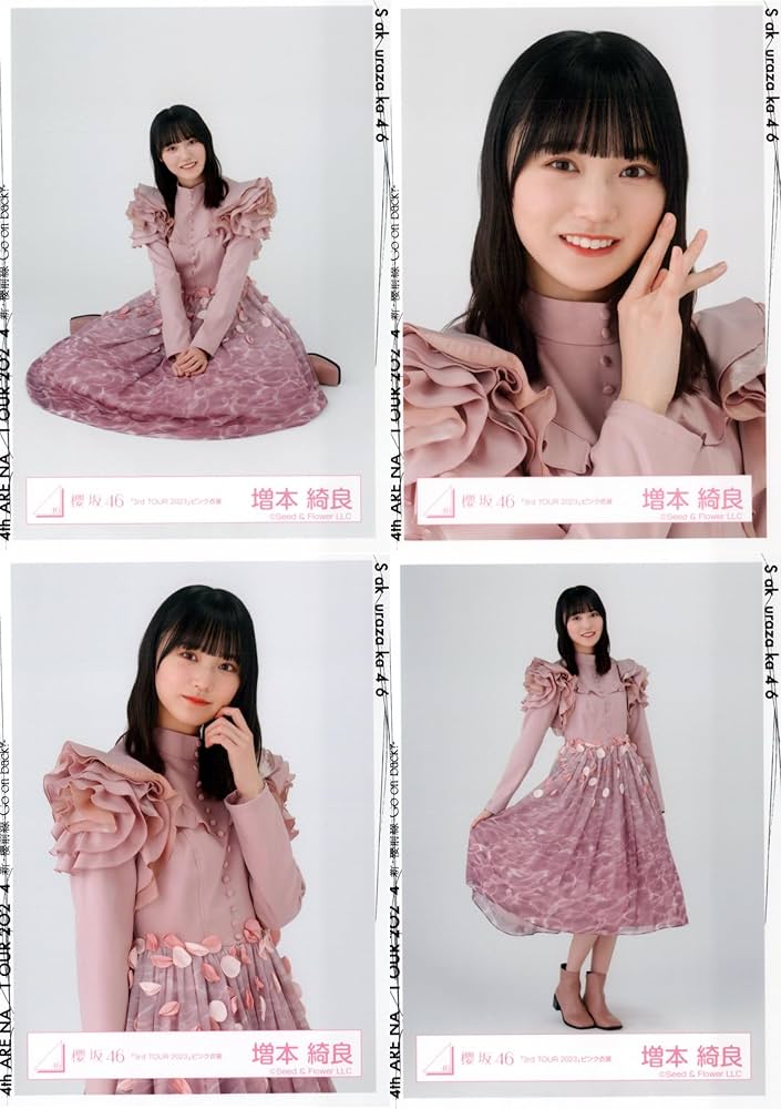Amazon.co.jp: 櫻坂46 生写真 3rd TOUR 2023 ピンク衣装 4種コンプ