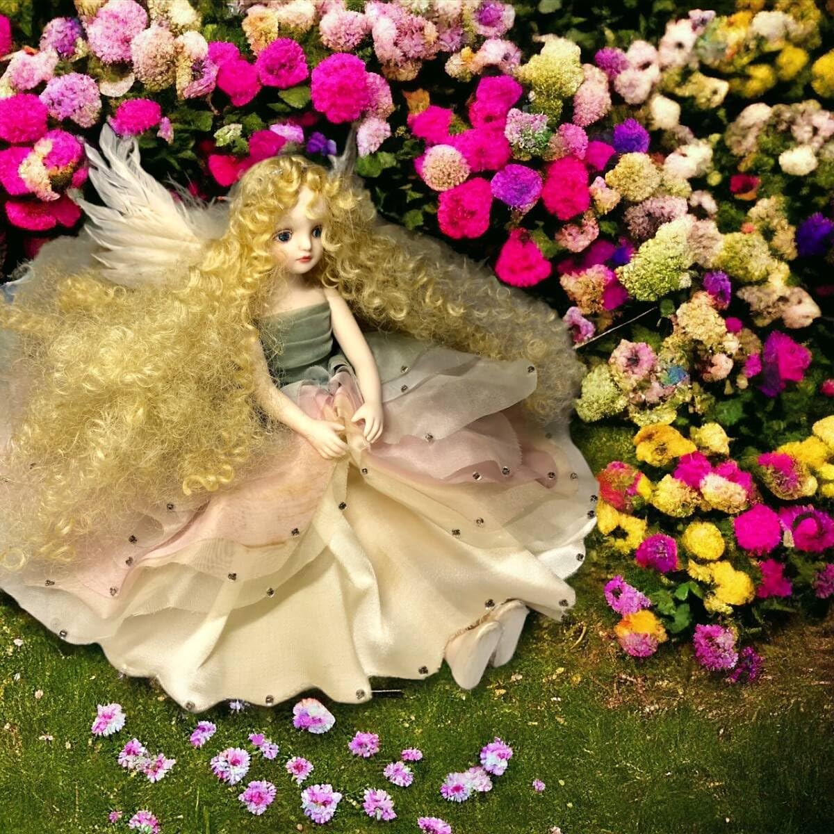 Amazon.co.jp: 若月まり子 虹の妖精人形 エルフィンフローリー ビスク