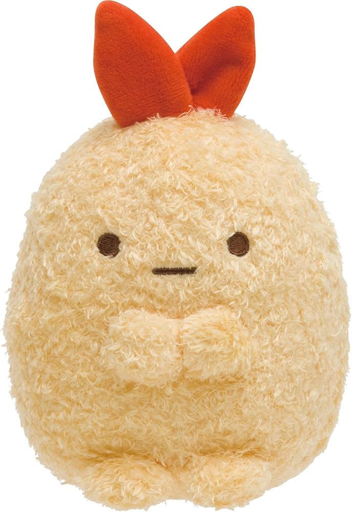 Amazon.co.jp: MX81801 すみっコぐらし ぬいぐるみ えびふらいのしっぽ