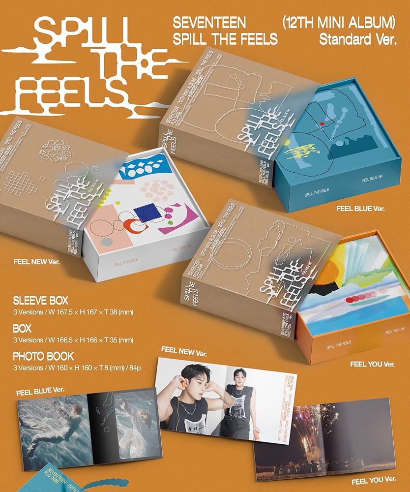 Amazon.com: SEVENTEEN 12th Mini [SPILL THE FEELS]（韓国盤）: CDs