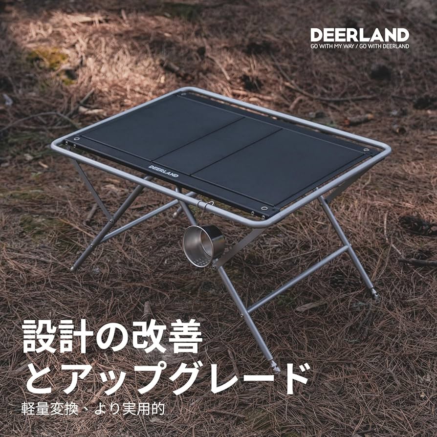 Amazon.co.jp: DEERLAND アウトドアテーブル IGTテーブル 折りたたみ